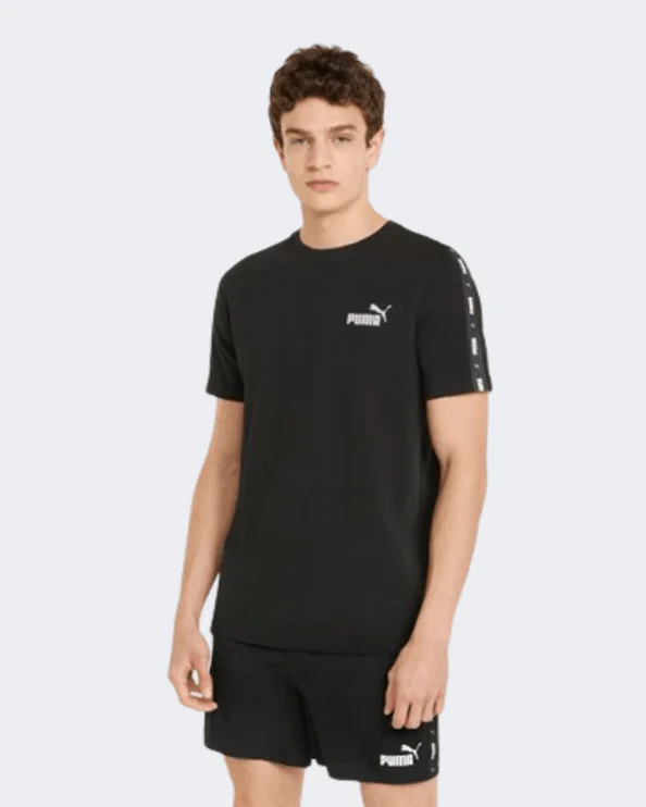 Puma Essentials+ Tape Men Lifestyle T-Shirt Black