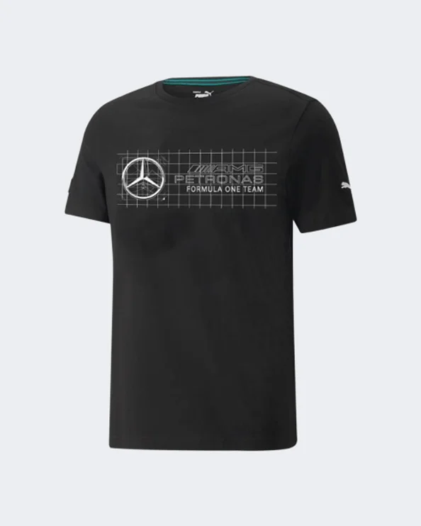 Puma Mercedes F1 Logo Men Lifestyle T-Shirt Black