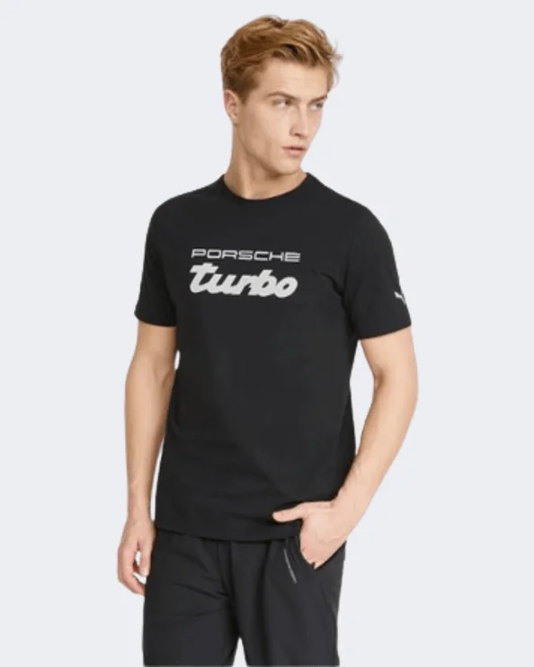 Puma Porsche Legacy Logo Men Lifestyle T-Shirt Black