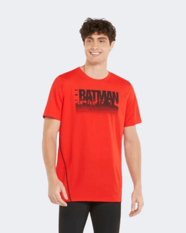 Puma X Batman Performance Graphic Men Training T-Shirt Red