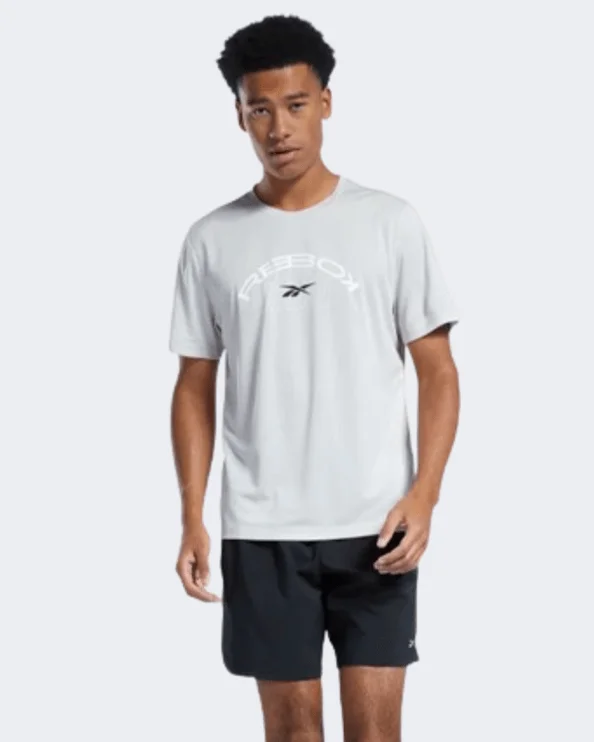 Reebok Essentials Graphic Men Running T-Shirt Moonstone