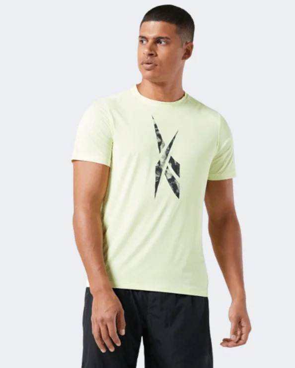 Reebok Workout Ready Activchill Graphic Men Training T-Shirt Light Yellow