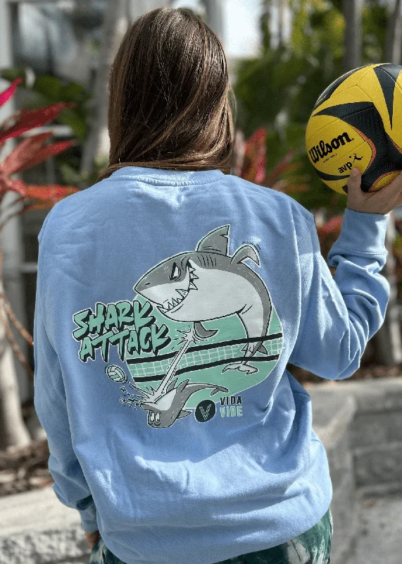 Shark Attack Volleyball Crewneck