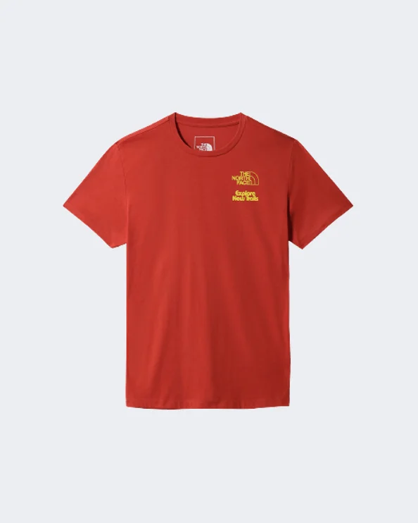 The North Face Foundation Graphic Men Hiking T-Shirt Red