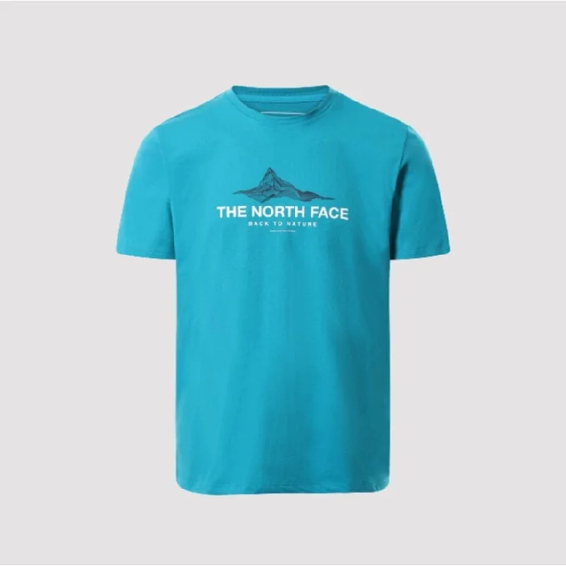 The North Face Foundation Graphic Men Training T-Shirt Enamel Blue