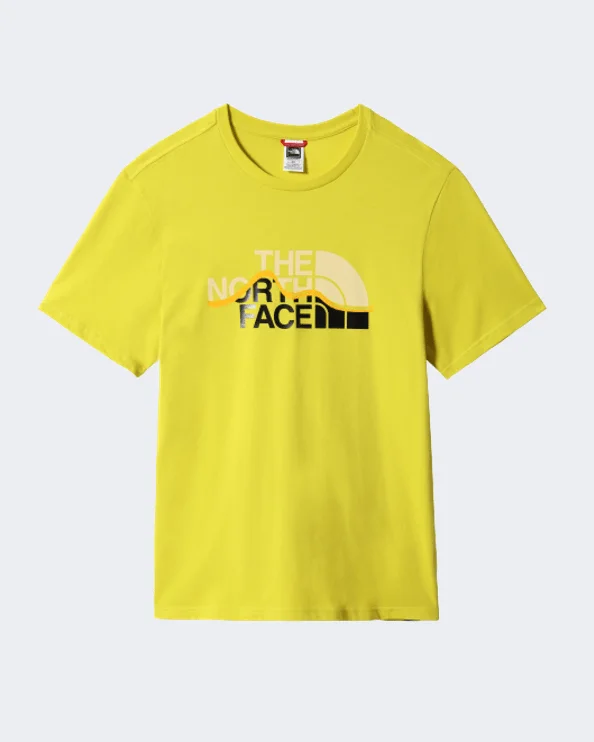 The North Face Mountain Line Men Lifestyle T-Shirt Acid Yellow