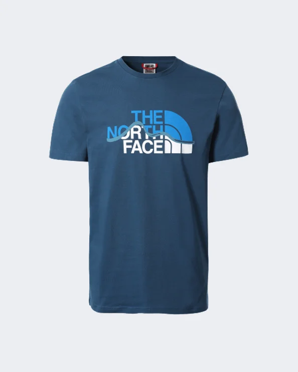 The North Face Mountain Line Men Lifestyle T-Shirt Navy Blue