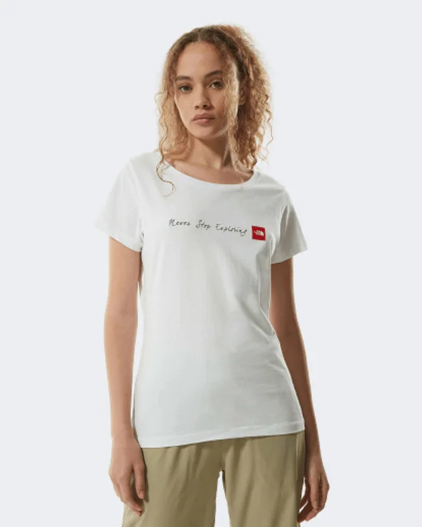 The North Face Never Stop Exploring Women Lifestyle T-Shirt White/Red