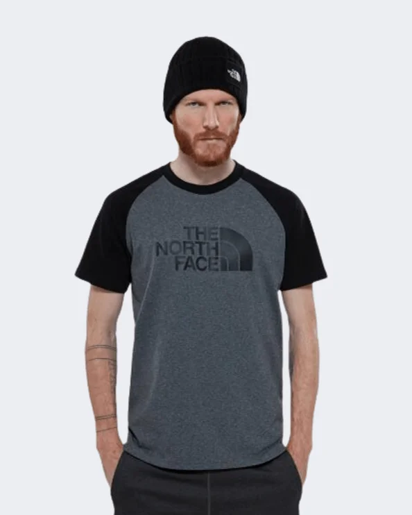 The North Face Raglan Easy Men Lifestyle T-Shirt Grey/Black