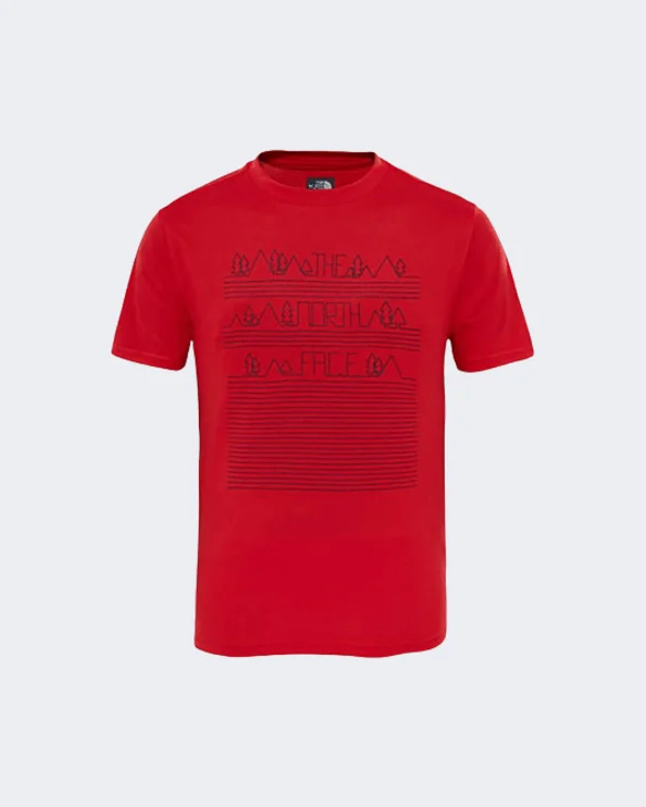 The North Face Reaxion Boys Lifestyle T-Shirt Red