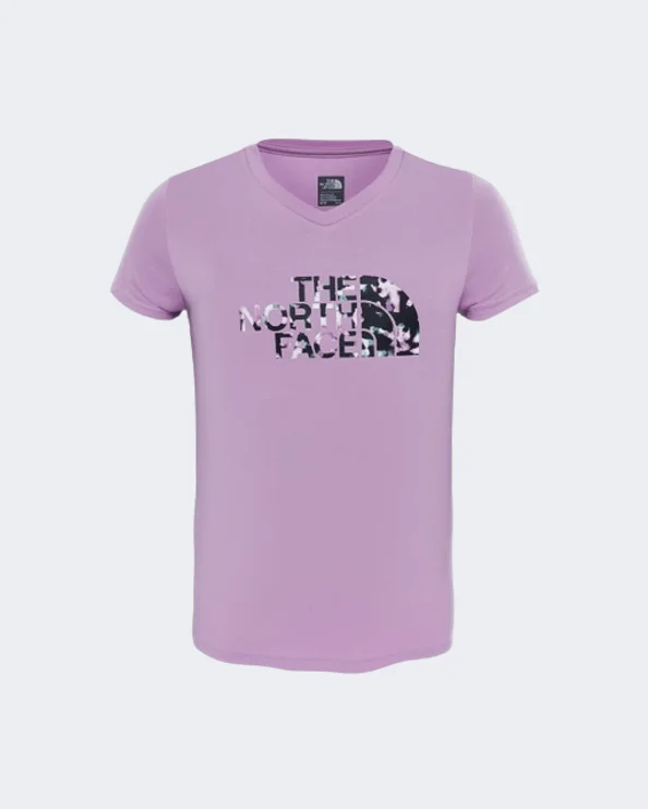 The North Face Reaxion Girls Lifestyle T-Shirt Violet