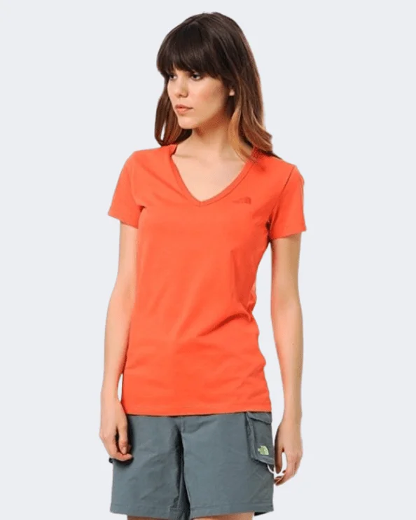 The North Face Simple Dome Women Lifestyle T-Shirt Radiant Orange