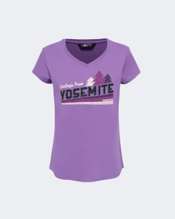 The North Face Tansa Women Hiking T-Shirt Purple