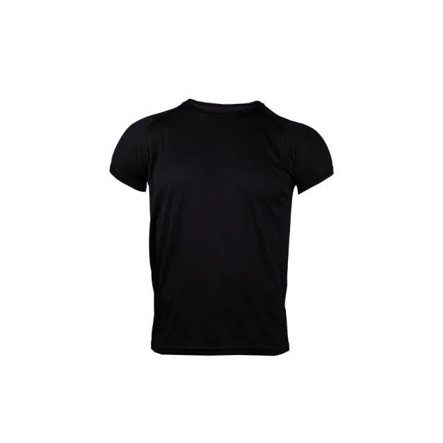 Top Ten Polyester Knitted Men Multisport T-Shirt Black