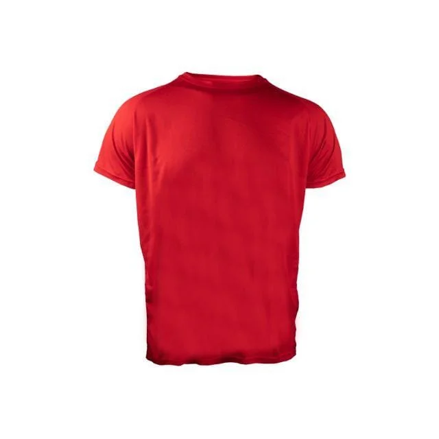 Top Ten Polyester Knitted Men Multisport T-Shirt Red