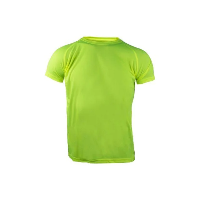 Top Ten Polyester Knitted Men Multisport T-Shirt Yellow