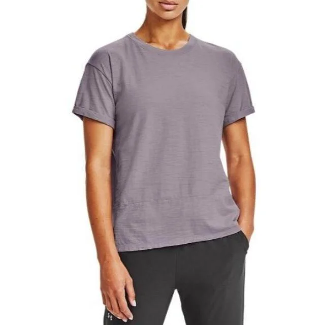 Under Armour Charged Cotton Women Training T-shirt Purple