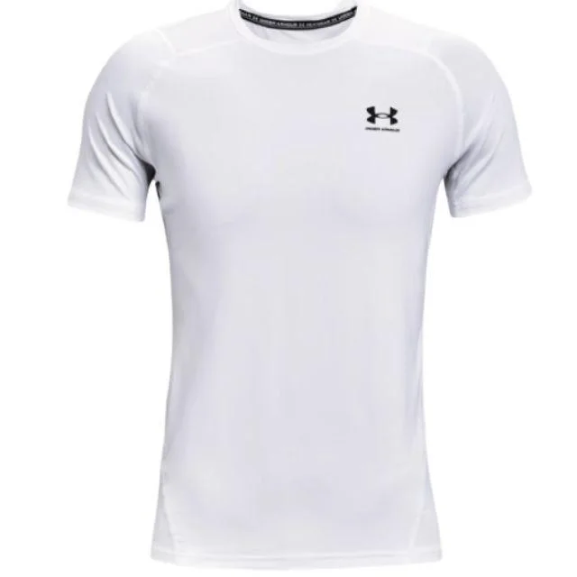 Under Armour Fitted Ss Men Training T-Shirt White