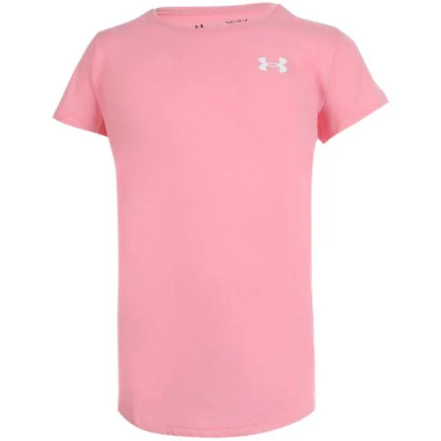 Under Armour Live Crew Girls Training T-shirt Pink