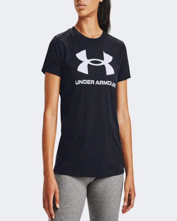 Under Armour Sportstyle Girls Training T-Shirt Black