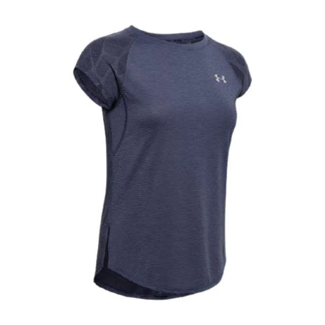 Under Armour Streaker Women Runing T-shirt Blue Ink