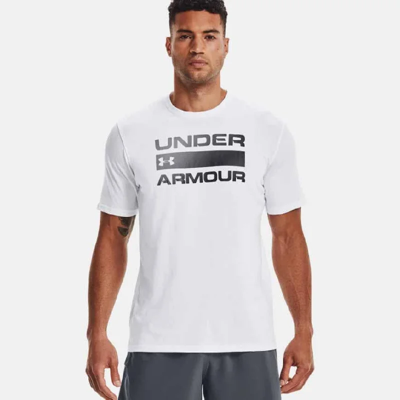 Under Armour Team Issue Wordmark Men Training T-Shirt White/Black