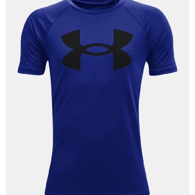 Under Armour Tech™ Big Logo Boys Training T-Shirt Royal/Black