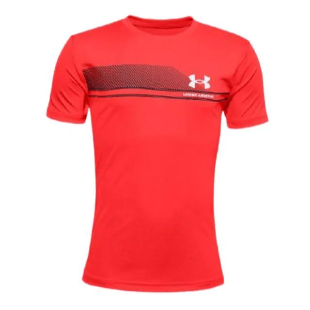 Under Armour Tech Lockup Kids Training T-shirt Red