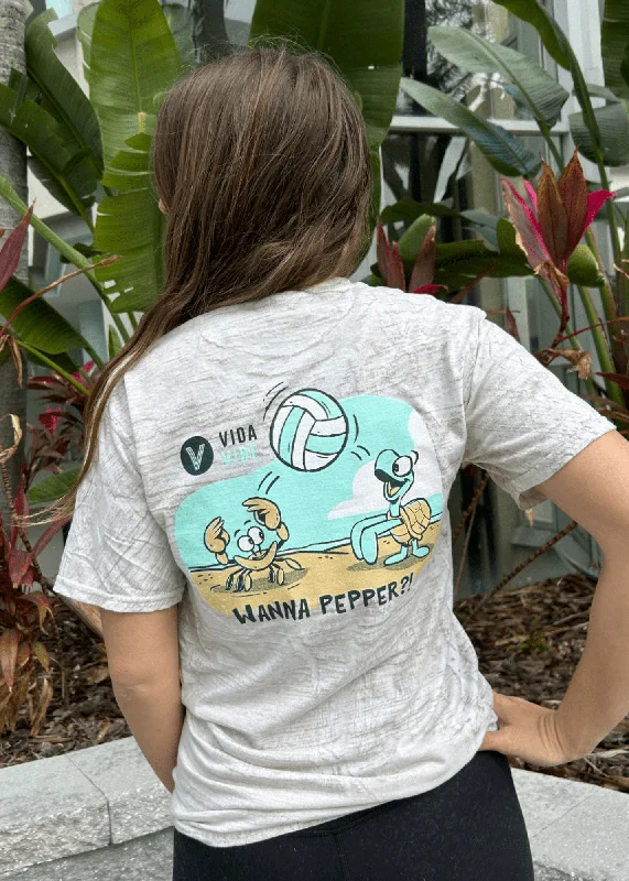 Wanna Pepper Volleyball Tee